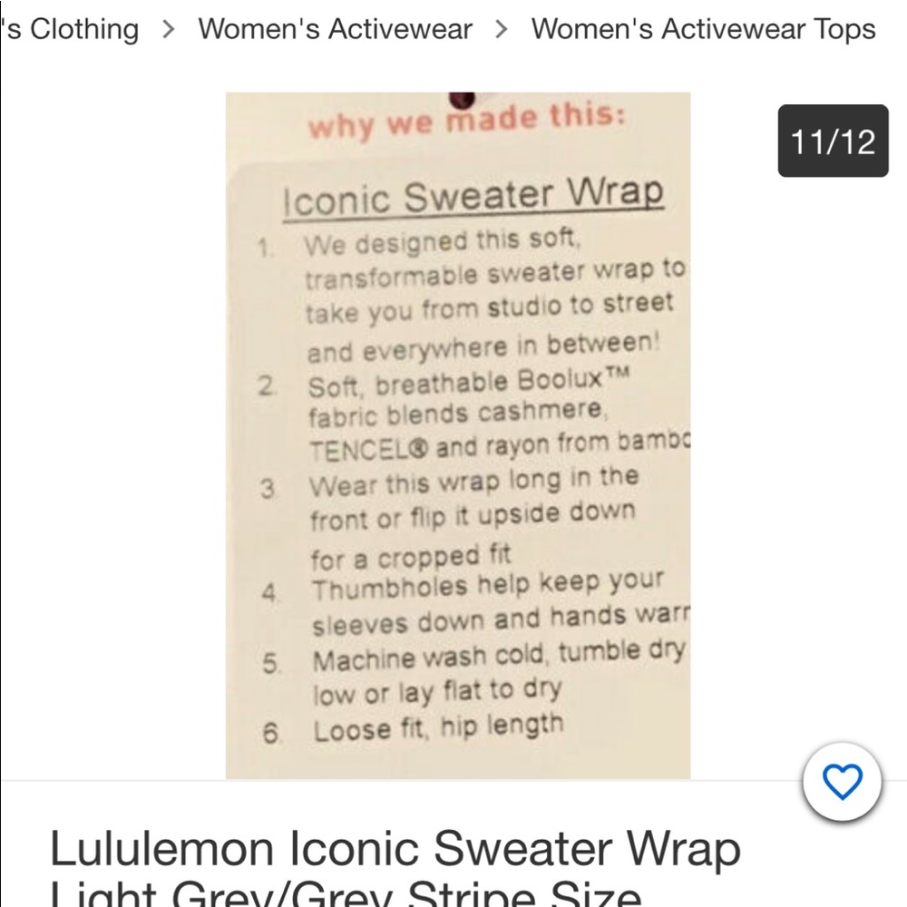 Iconic Sweater Wrap - Picture 7 of 9